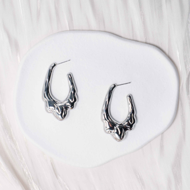 ARETES ZO12958E Plateado Acero Inoxidable -F26