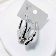 ARETES ZO12958E Plateado Acero Inoxidable -F26