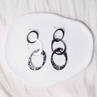 ARETES ZO6516E Plateado Acero Inoxidable -G52