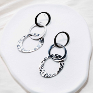 ARETES ZO6516E Plateado Acero Inoxidable -G52