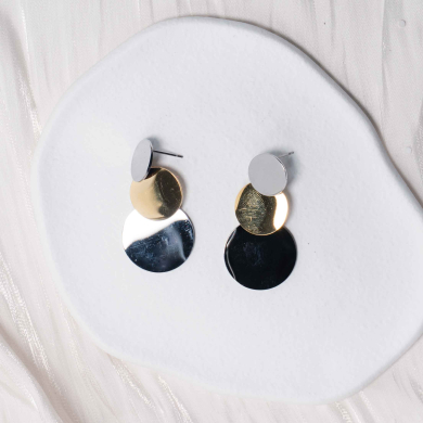 ARETES ZO5862E Bicolor Acero Inoxidable -G25