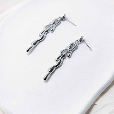 ARETES ZO14496E Plateado Acero Inoxidable -G34