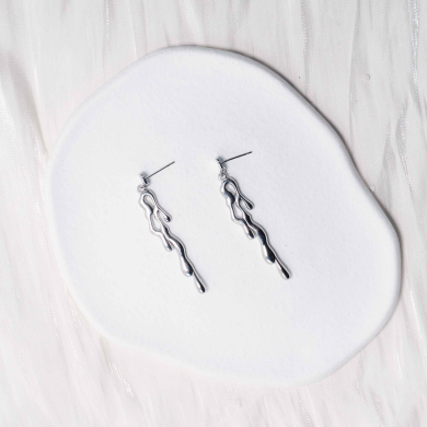 ARETES ZO14496E Plateado Acero Inoxidable -G34