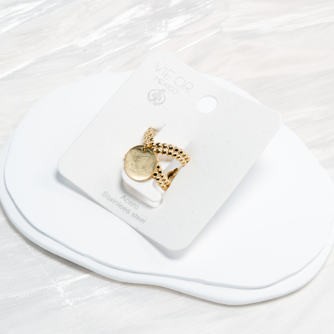 ANILLO ZO10294R150 Dorado Acero Inoxidable -2A27