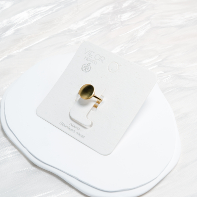 ANILLO ZO13300R Dorado Acero Inoxidable -2A11