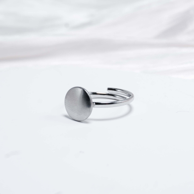 ANILLO ZO13300R Plateado Acero Inoxidable -2A11