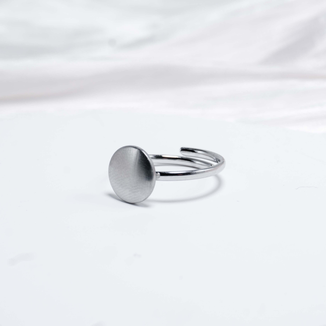 ANILLO ZO13300R Plateado Acero Inoxidable -2A11