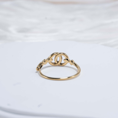 ANILLO ZO14891R Dorado Acero Inoxidable -A32