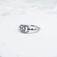 ANILLO ZO14891R Plateado Acero Inoxidable -A32