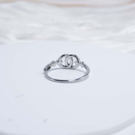 ANILLO ZO14891R Plateado Acero Inoxidable -A32