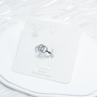 ANILLO ZO14891R Plateado Acero Inoxidable -A32