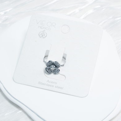 ANILLO ZO14783R Plateado Acero Inoxidable -A21