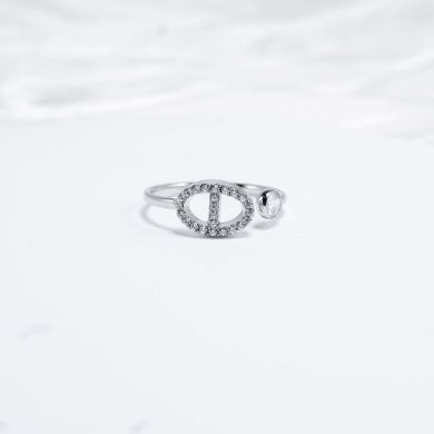 ANILLO ZO13232R Plateado Acero Inoxidable -A31