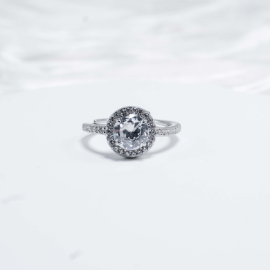 ANILLO ZO12762R Plateado Acero Inoxidable -A21