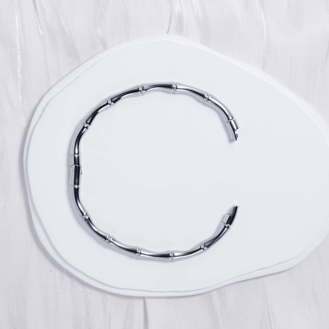 PULSERA ACERO Plateado ZO6702B450 -2C14