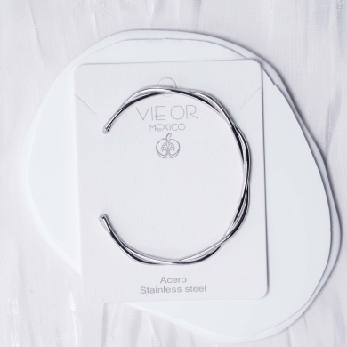 BRAZALETE ZO13422B250 Plateado Acero Inoxidable -2C15 2C14