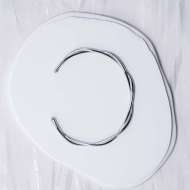 BRAZALETE ZO13422B250 Plateado Acero Inoxidable -2C15 2C14