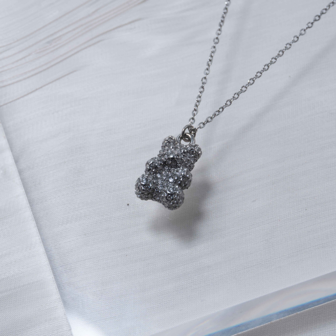 COLLAR ZO14952N Plateado Acero Inoxidable -2D31