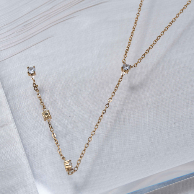 COLLAR ZO13217N Dorado Acero Inoxidable -E33