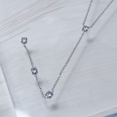 COLLAR ZO13217N Plateado Acero Inoxidable -E33