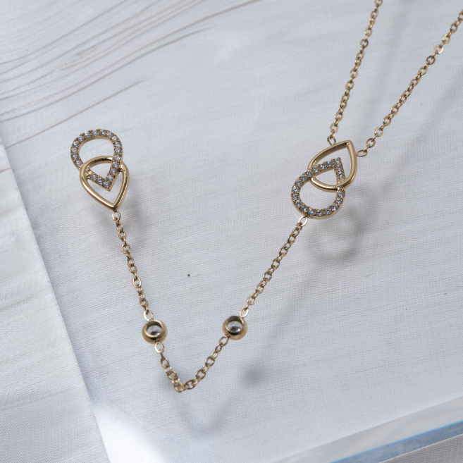 COLLAR ZO13553N Dorado Acero Inoxidable -E33