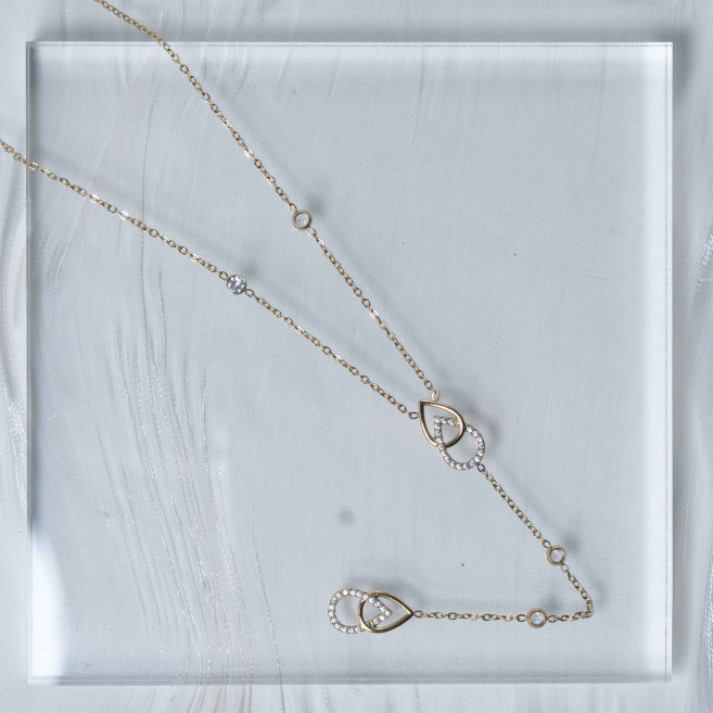 COLLAR ZO13553N Dorado Acero Inoxidable -E33