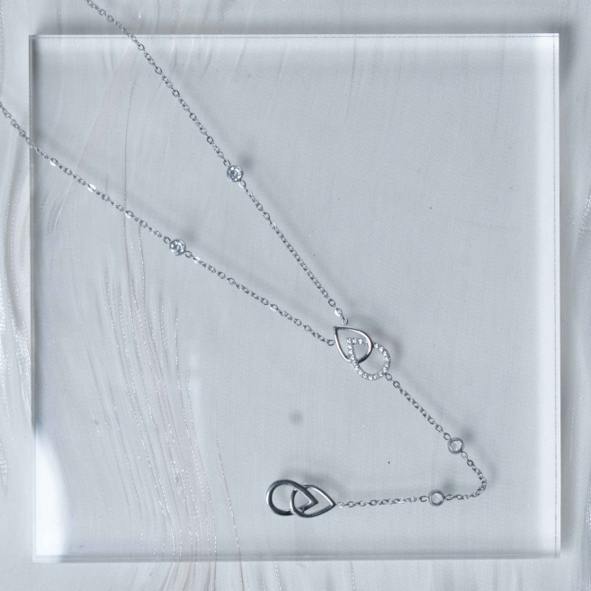 COLLAR ZO13553N Plateado Acero Inoxidable -E33