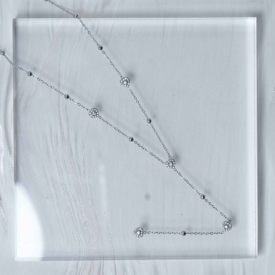 COLLAR ZO13231N Plateado Acero Inoxidable -E32