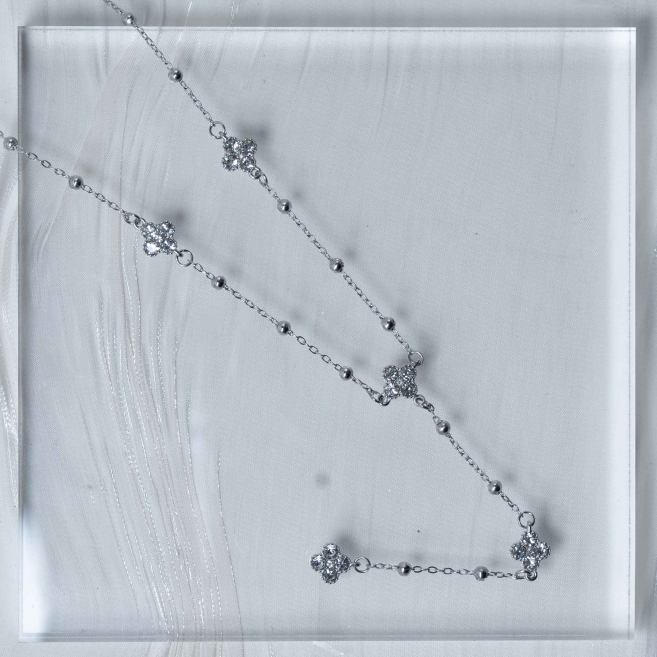 COLLAR ZO13179N Plateado Acero Inoxidable -E33