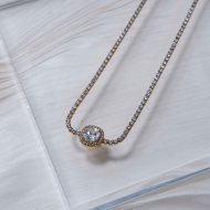 COLLAR ZO13140N Dorado Acero Inoxidable -E33