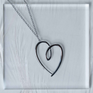 COLLAR ZO13054N Plateado Acero Inoxidable -2D54