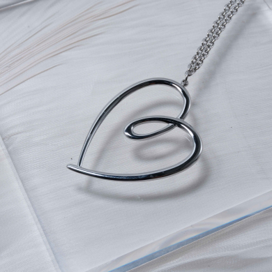 COLLAR ZO13054N Plateado Acero Inoxidable -2D54