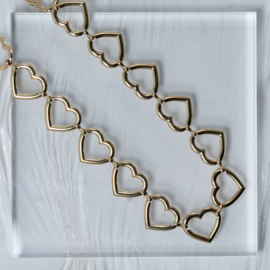 COLLAR ZO13639N Dorado Acero Inoxidable -2D41