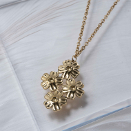 COLLAR ZO13100N Dorado Acero Inoxidable -2D51