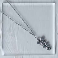 COLLAR ZO13070N Plateado Acero Inoxidable -2D12