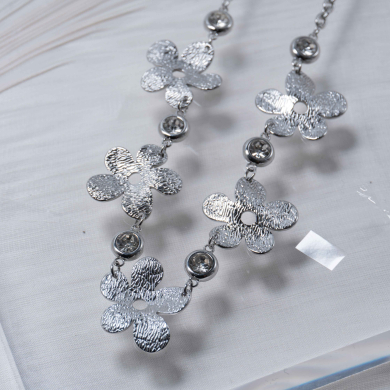 COLLAR ZO12816N Plateado Acero Inoxidable -2D51