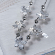 COLLAR ZO12816N Plateado Acero Inoxidable -2D51