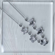 COLLAR ZO12816N Plateado Acero Inoxidable -2D51