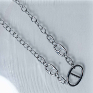 COLLAR ZO13225N Plateado Acero Inoxidable -2D52