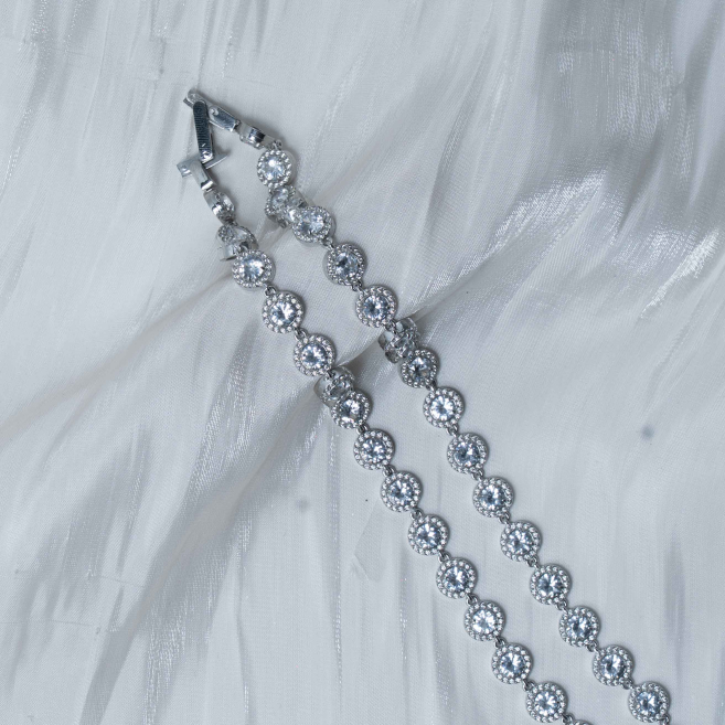 COLLAR ZO12848N Plateado Acero Inoxidable -E42