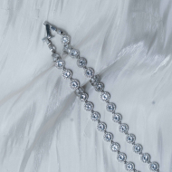 COLLAR ZO12848N Plateado Acero Inoxidable -E42