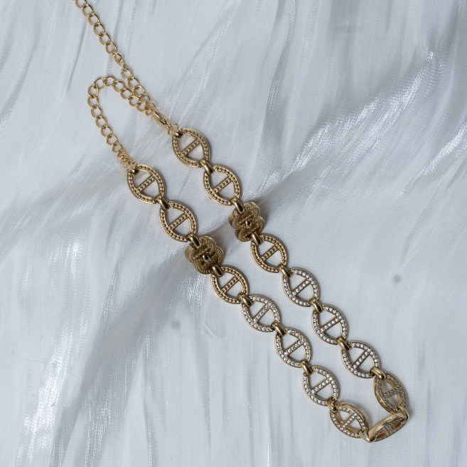 COLLAR ZO13641N Dorado Acero Inoxidable -2D53