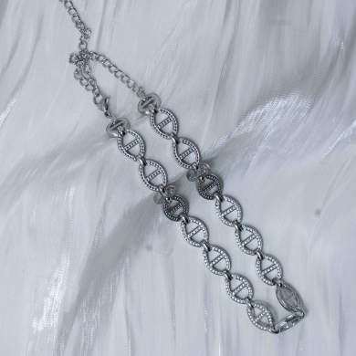 COLLAR ZO13641N Plateado Acero Inoxidable -2D53