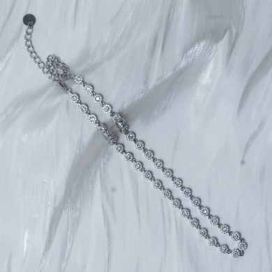 COLLAR ZO13116N Plateado Acero Inoxidable -E32