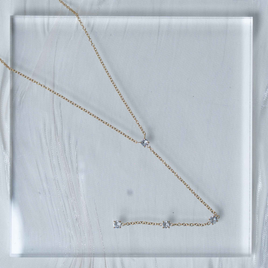 COLLAR ZO13221N Dorado Acero Inoxidable -E33