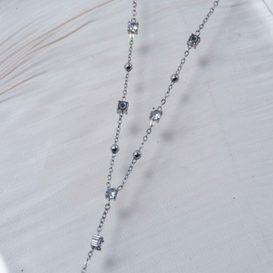 COLLAR ZO13221N Plateado Acero Inoxidable -E33