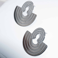 ARETES ZO8909E Plateado Acero Inoxidable -G49