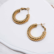 ARETES ZO12961E Dorado Acero Inoxidable -F410
