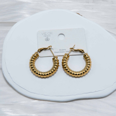 ARETES ZO12961E Dorado Acero Inoxidable -F410