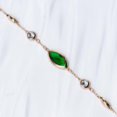 PULSERA ZO12797B Dorado Acero Inoxidable -2B22